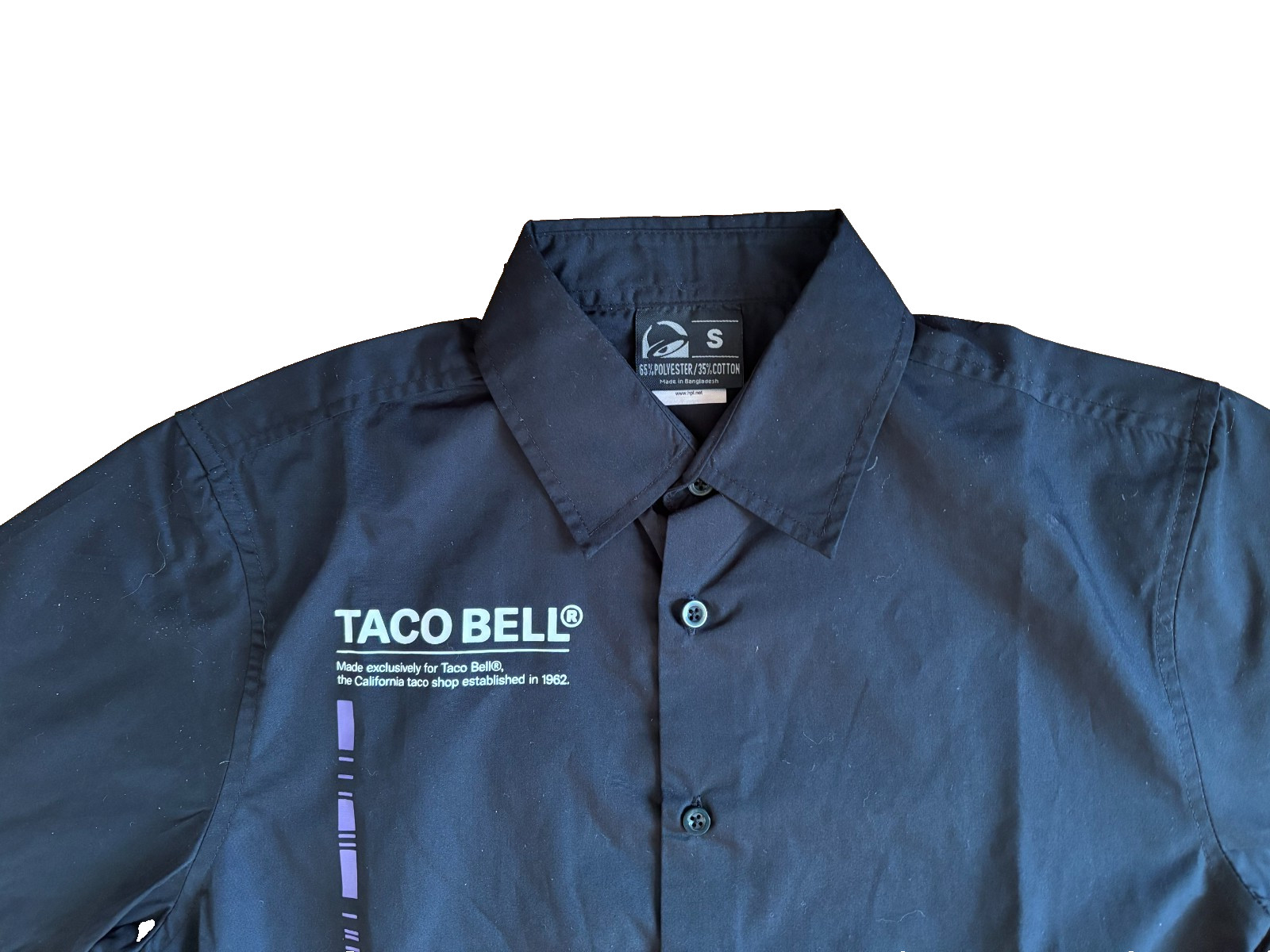 Taco Bell Manager Shirt in Black - Size S