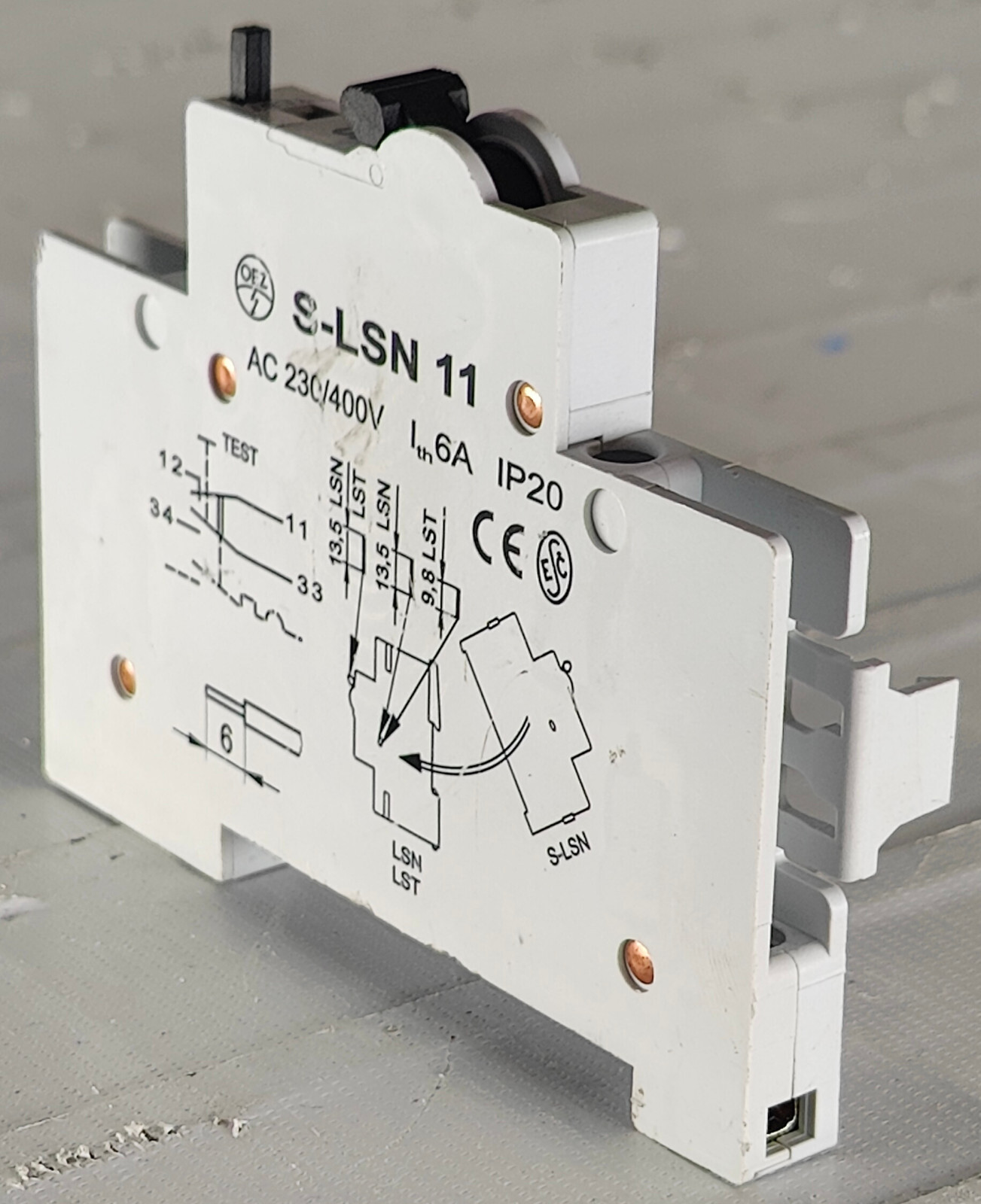 OEZ S-LSN 11 AC 230/400V 6A Auxiliary Contact