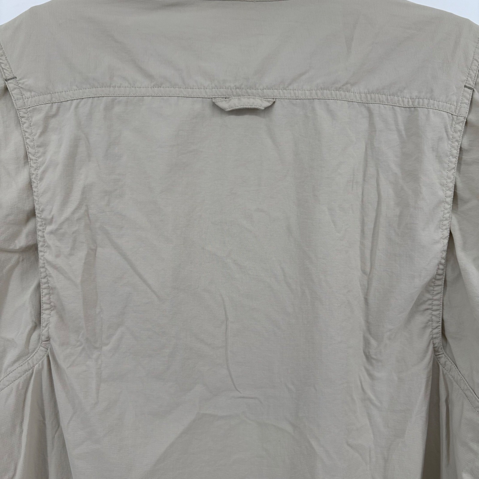 Columbia Titanium Long Sleeve Button Up Shirt Men's XXL Tan Fishing Outdoor