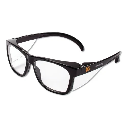 Maverick CLEAR ANTI FOG Protective ANSI Z87+ Work Safety Glasses W/ Side Shields