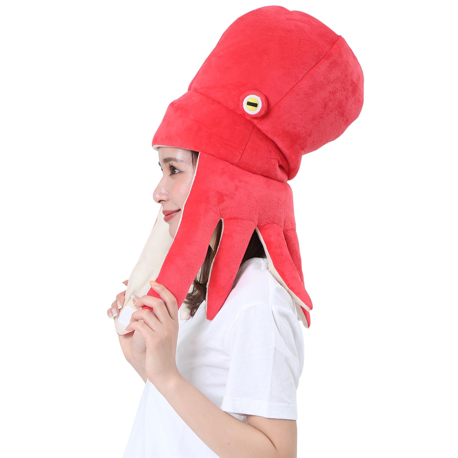 Kigurumi Deluxe Cap Hat Animal Octopus Plush Funny Costume Headwear