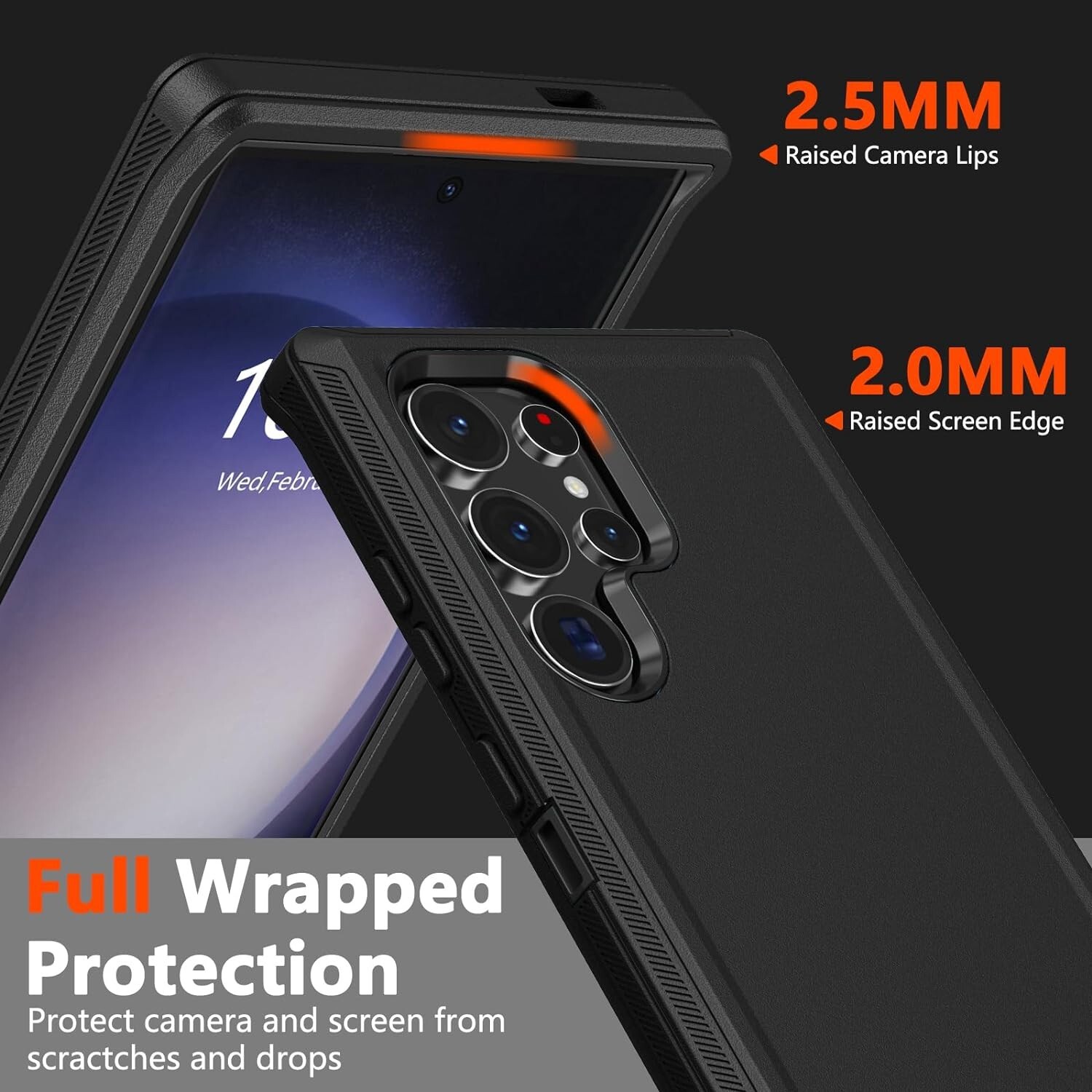 For Samsung Galaxy S22 Ultra/S22 Case Cover w/Clip fit Otterbox Defender +Screen