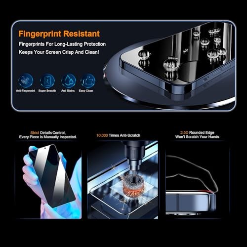 Glass Screen IPhone 16 Pro Screen Protector HD IPhone Screen Protector