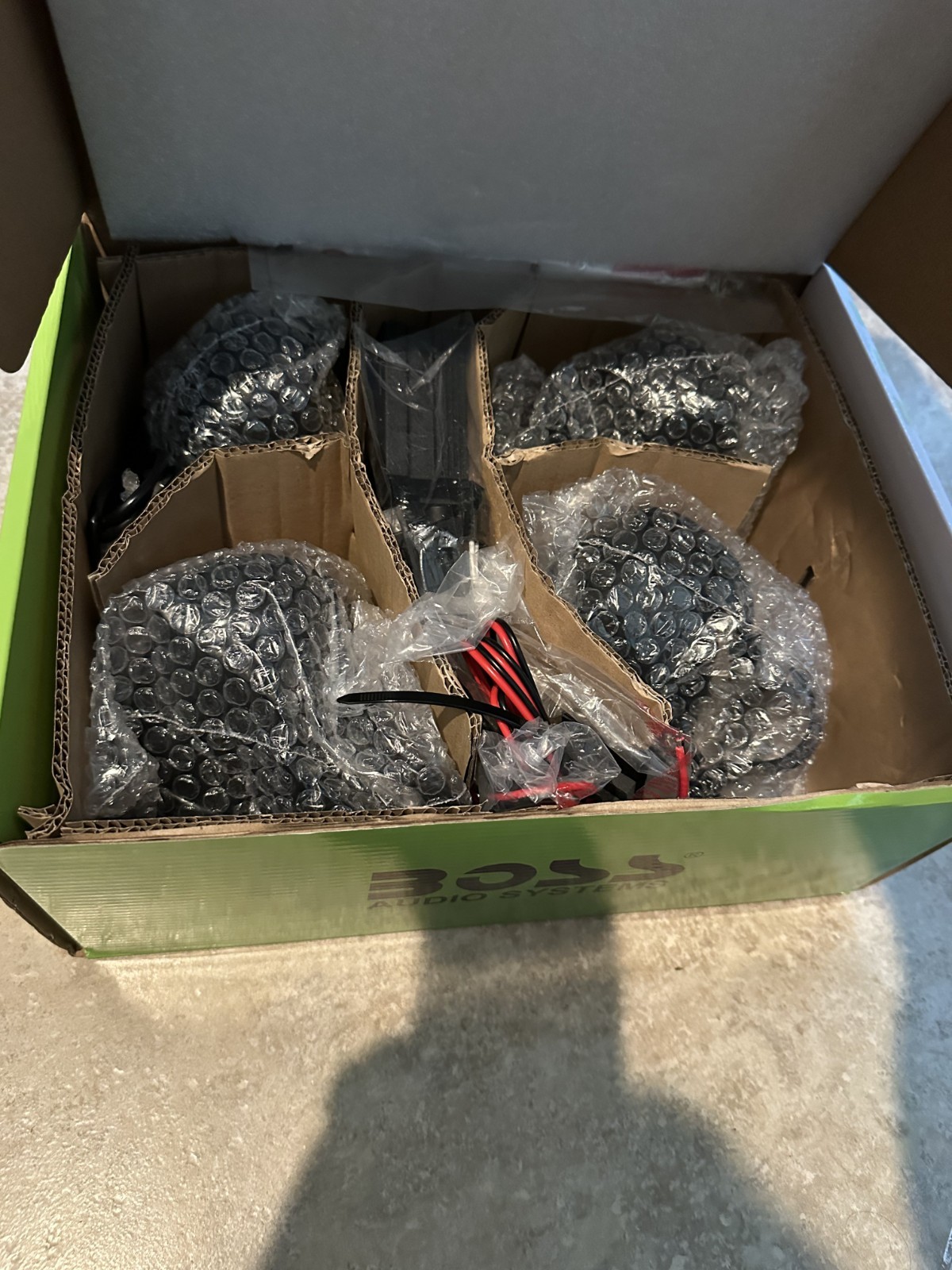 Boss Audio Systems MCBK470B Bluetooth 3" (76mm) Weatherproof Speaker & Amplifier