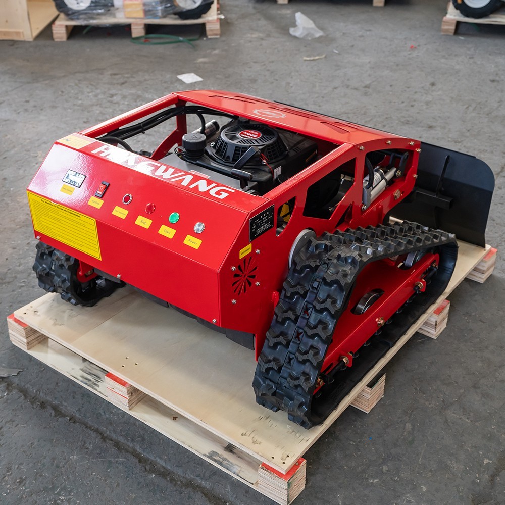 Remote control lawn mower sale！ Robot lawn mower, crawler snow shovel 9HP HW224