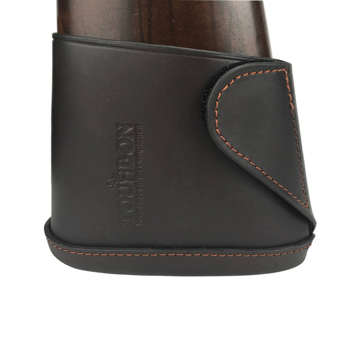 TOURBON Slip-on Buttstock Recoil Pad Full Leather Rifle Shotgun Stock Holder