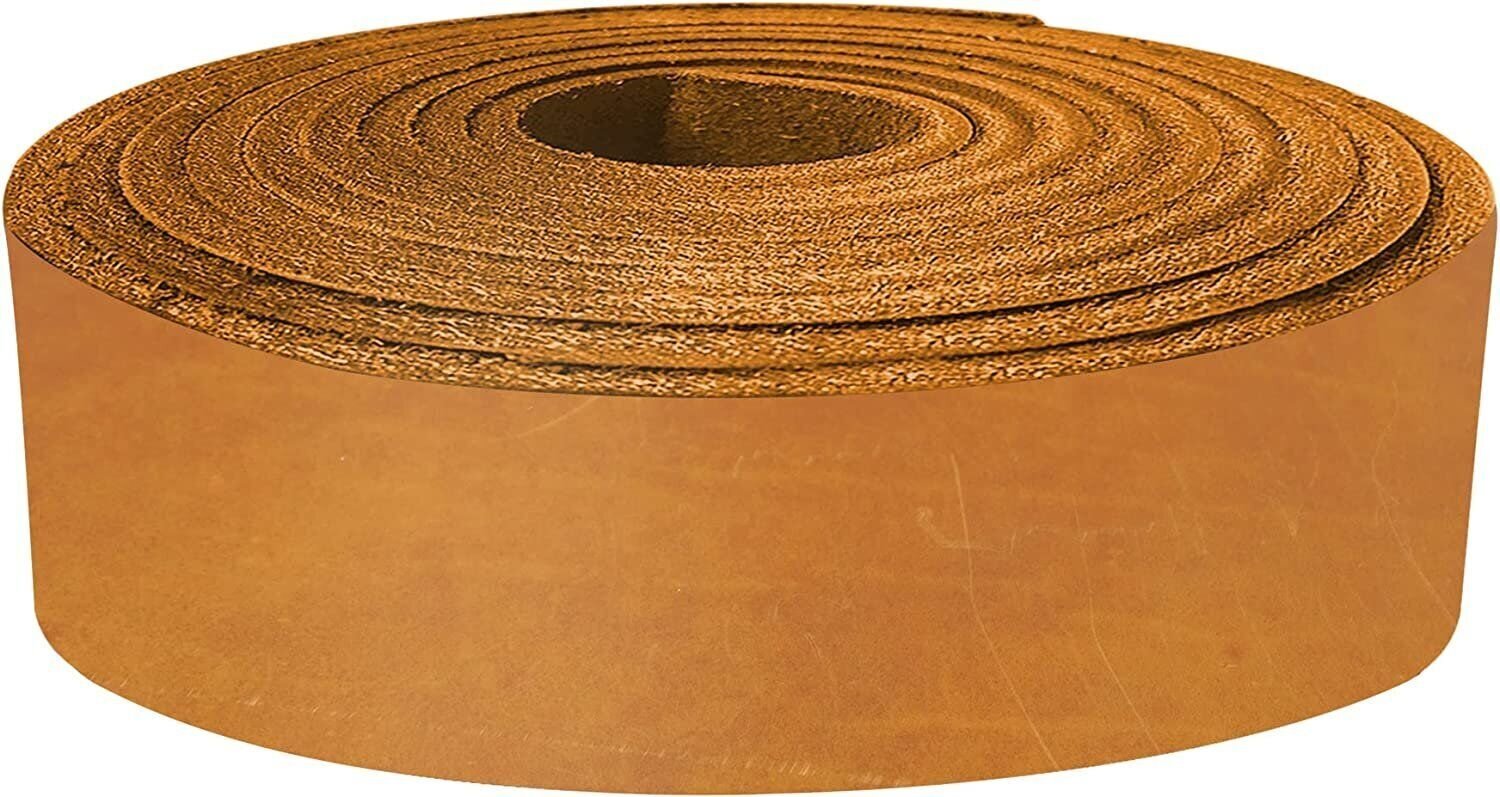 ELW 8-10 oz. (3-4mm) Straps Belts Strips Full Grain Leather Grass Fed Cowhide