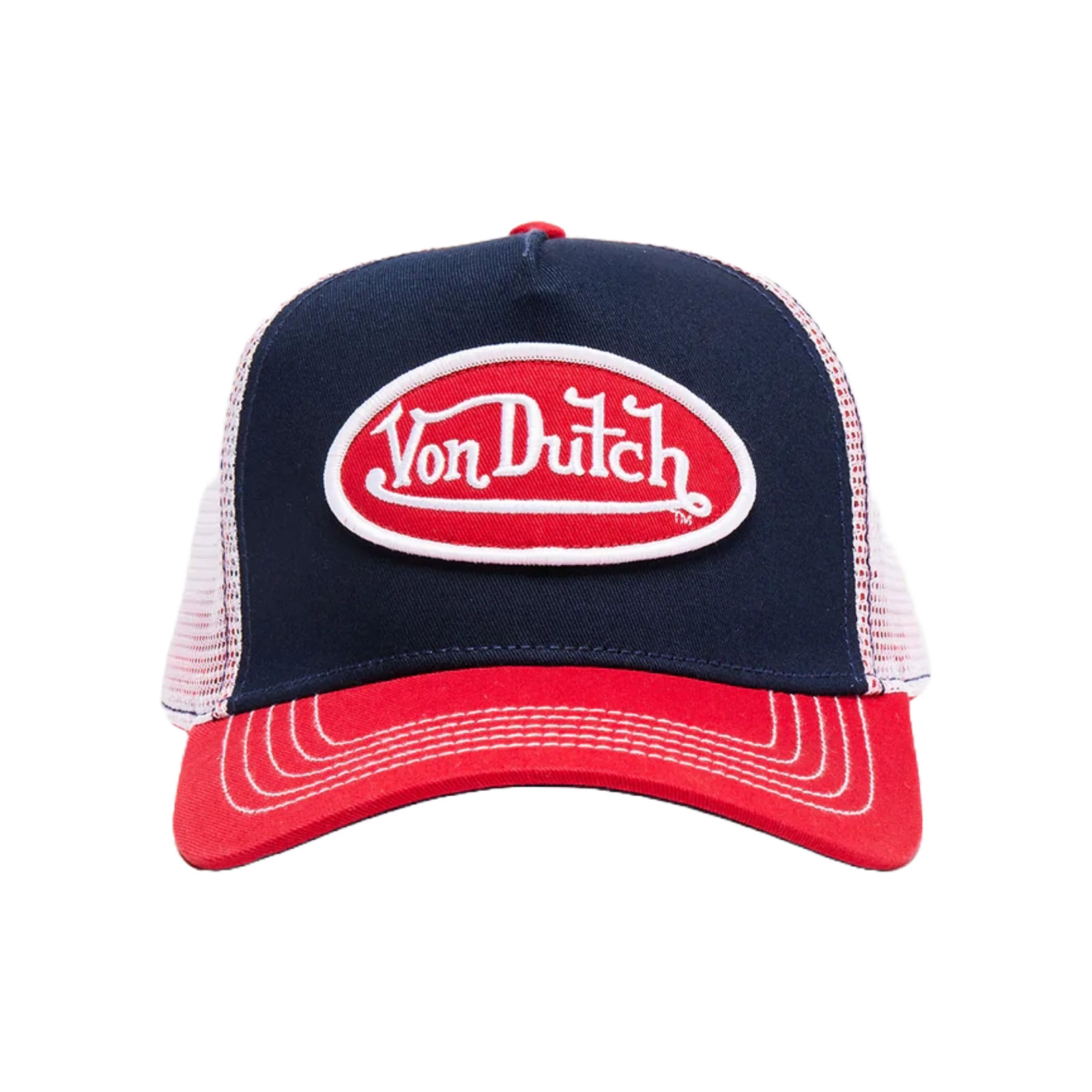 Von Dutch Navy with Red Trucker Hat