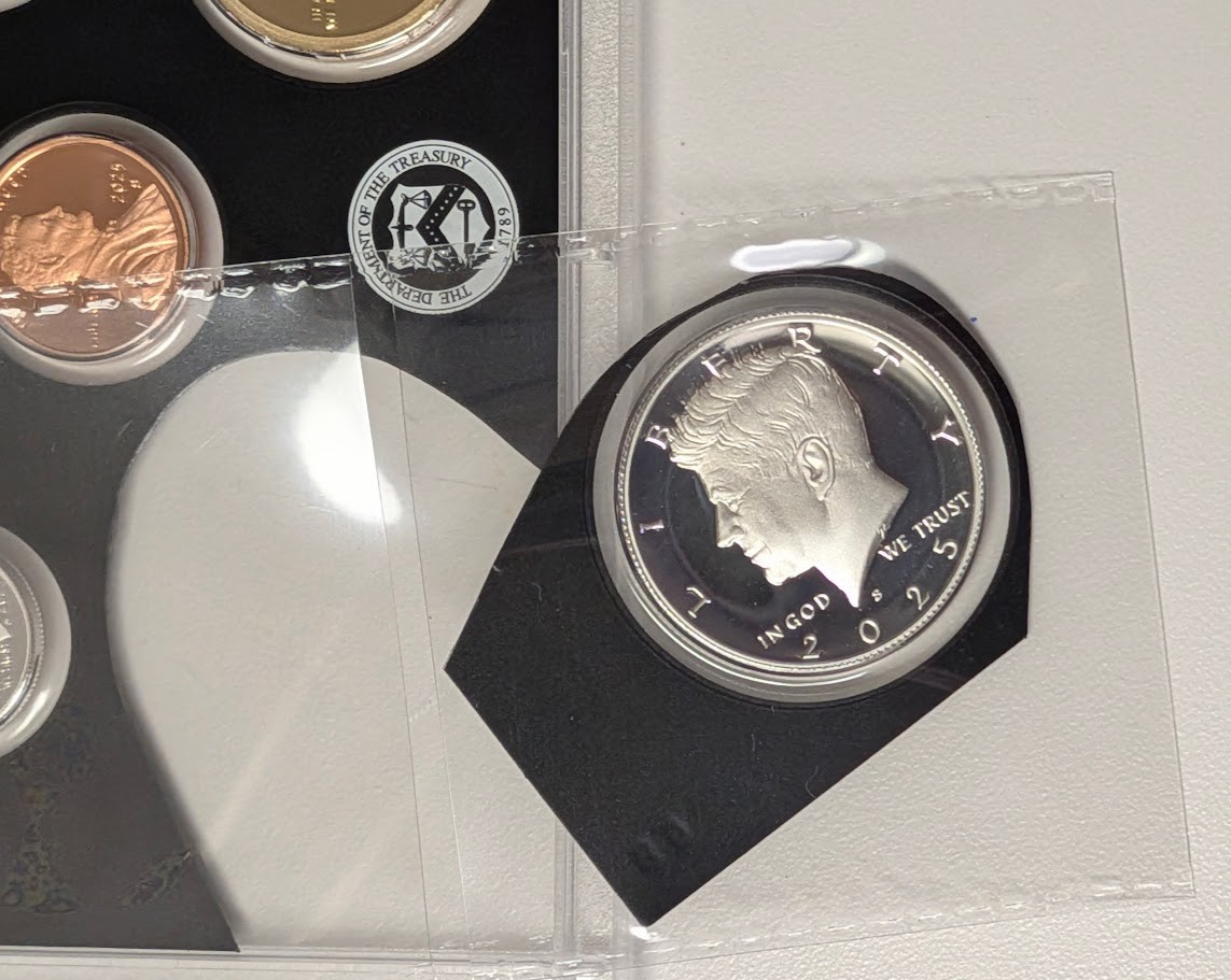 2025-S Silver Proof Kennedy Half Dollar 50c 50 Cents .999