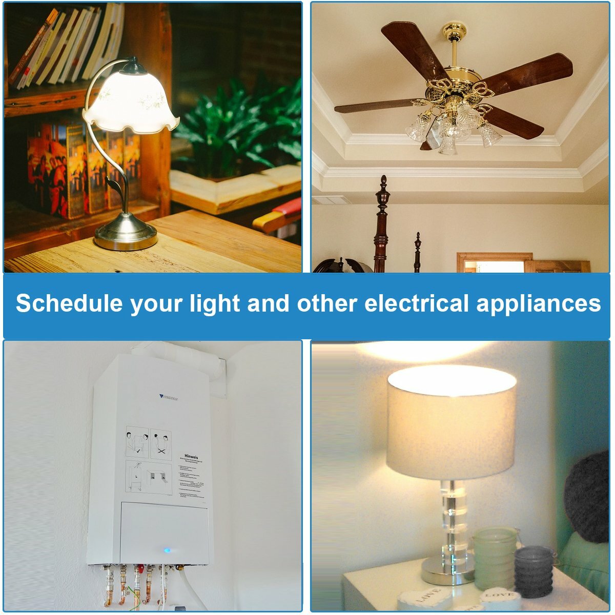 DEWENWILS 7 Day Programmable In-Wall Timer Switch Digital for Fans, Lights,