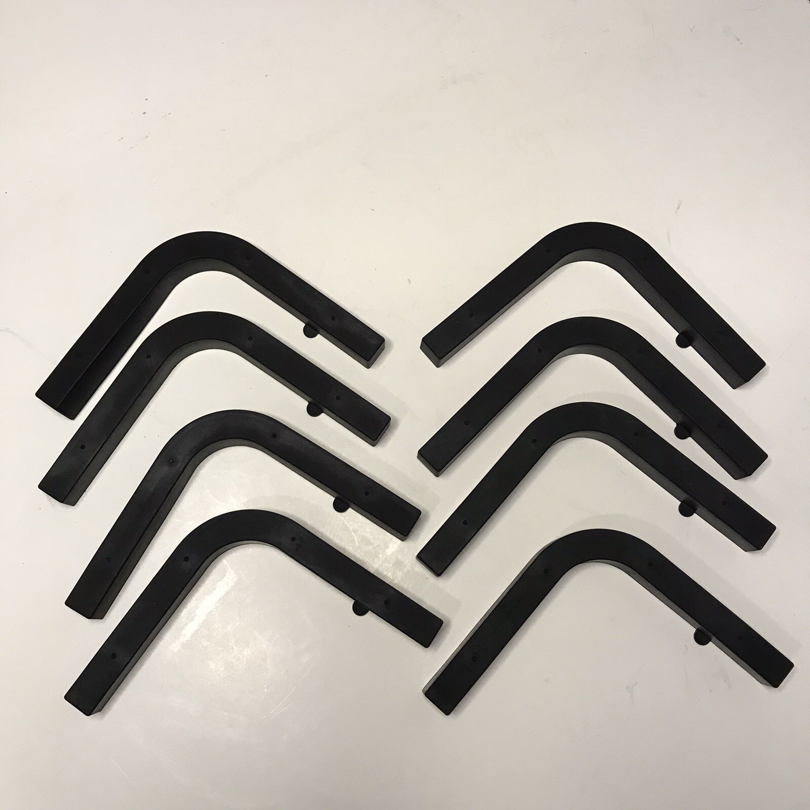 8 x RUBBER CORNER BOTTOM REPLACEMENT SLIP FEET for Firm Fanny Lifter Stepper Set