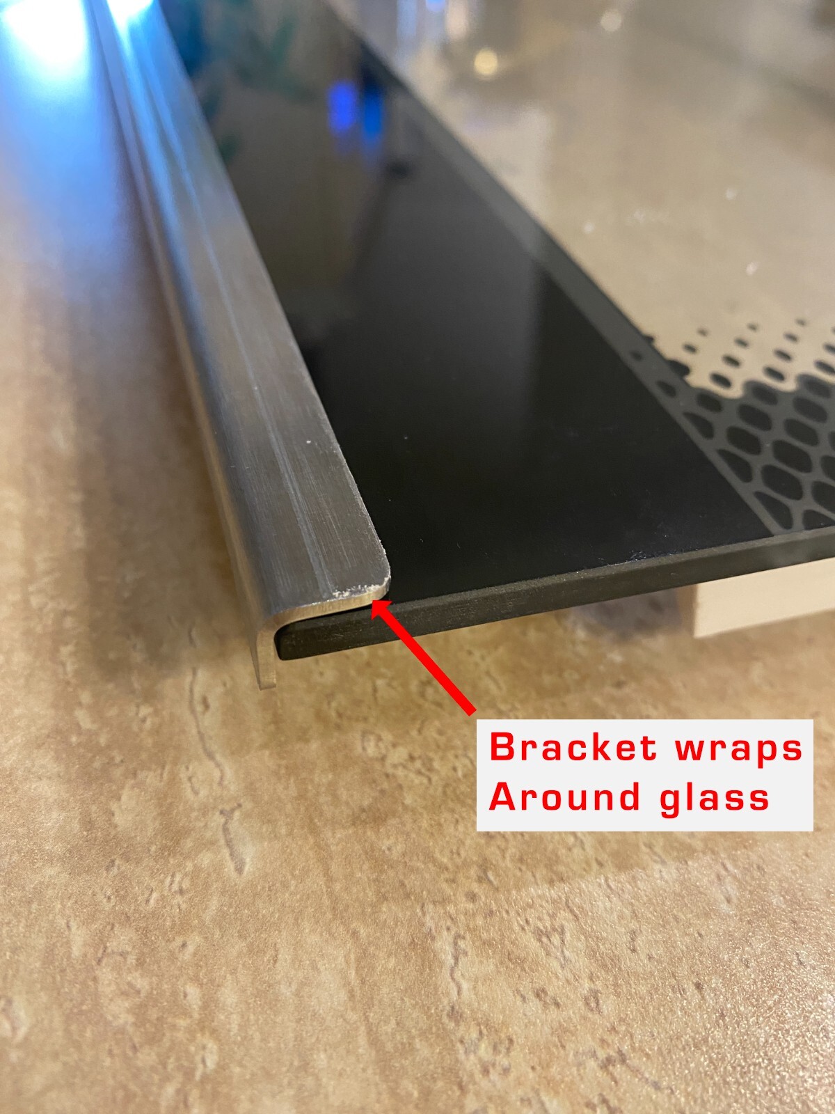 New GLOWFORGE Aftermarket LID Hinge Repair Bracket, All Metal Construction