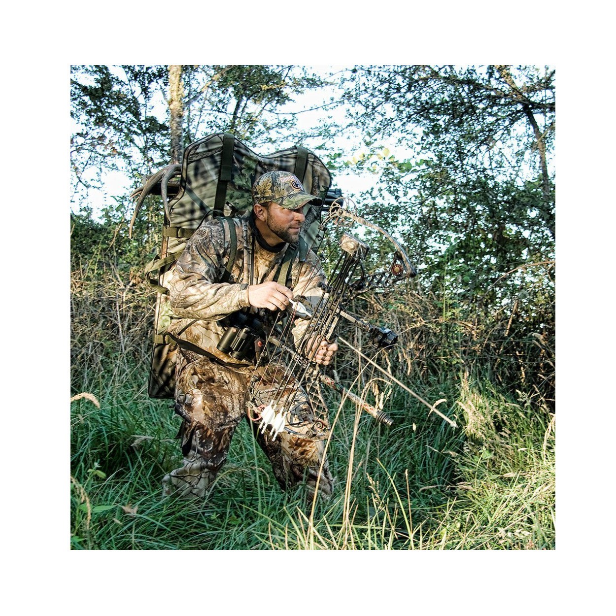 GhostBlind Predator Ground Blind Carry Pack (Woodland Camo)