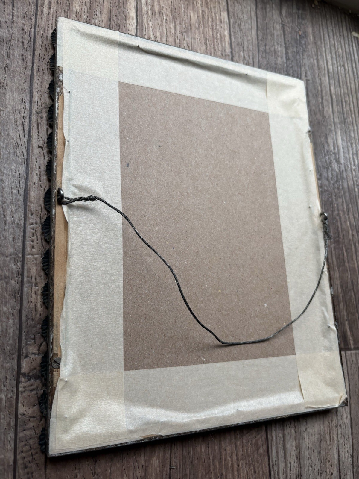 Vtg Rare 1959 Native American Chief Picture Photo Frame High Chief White Wolf