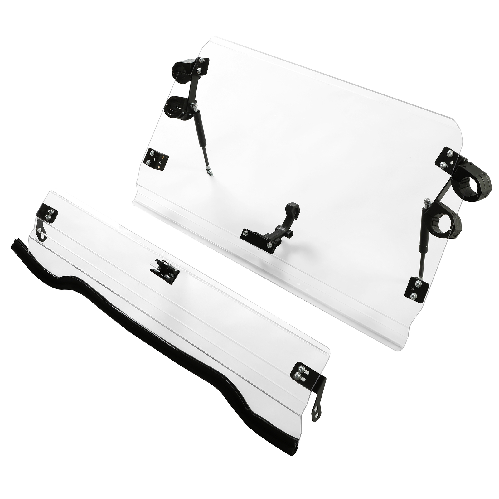 3-IN-1 Full Flip Up Split Windshield For 2014-18 Polaris RZR XP 1000 /S4 RZR 900