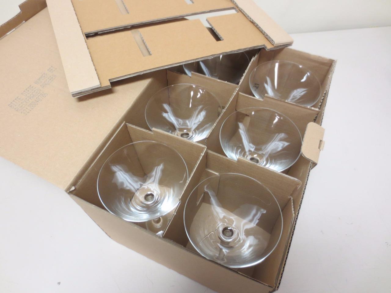 Set of 6 Schott Zwiesel Tritan Crystal Glasses Stemware Classico Martini, 8.5 Oz