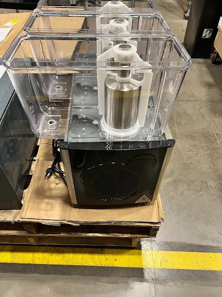 Galaxy Triple 3 Gallon Bowl Refrigerated Beverage Dispenser - 120V