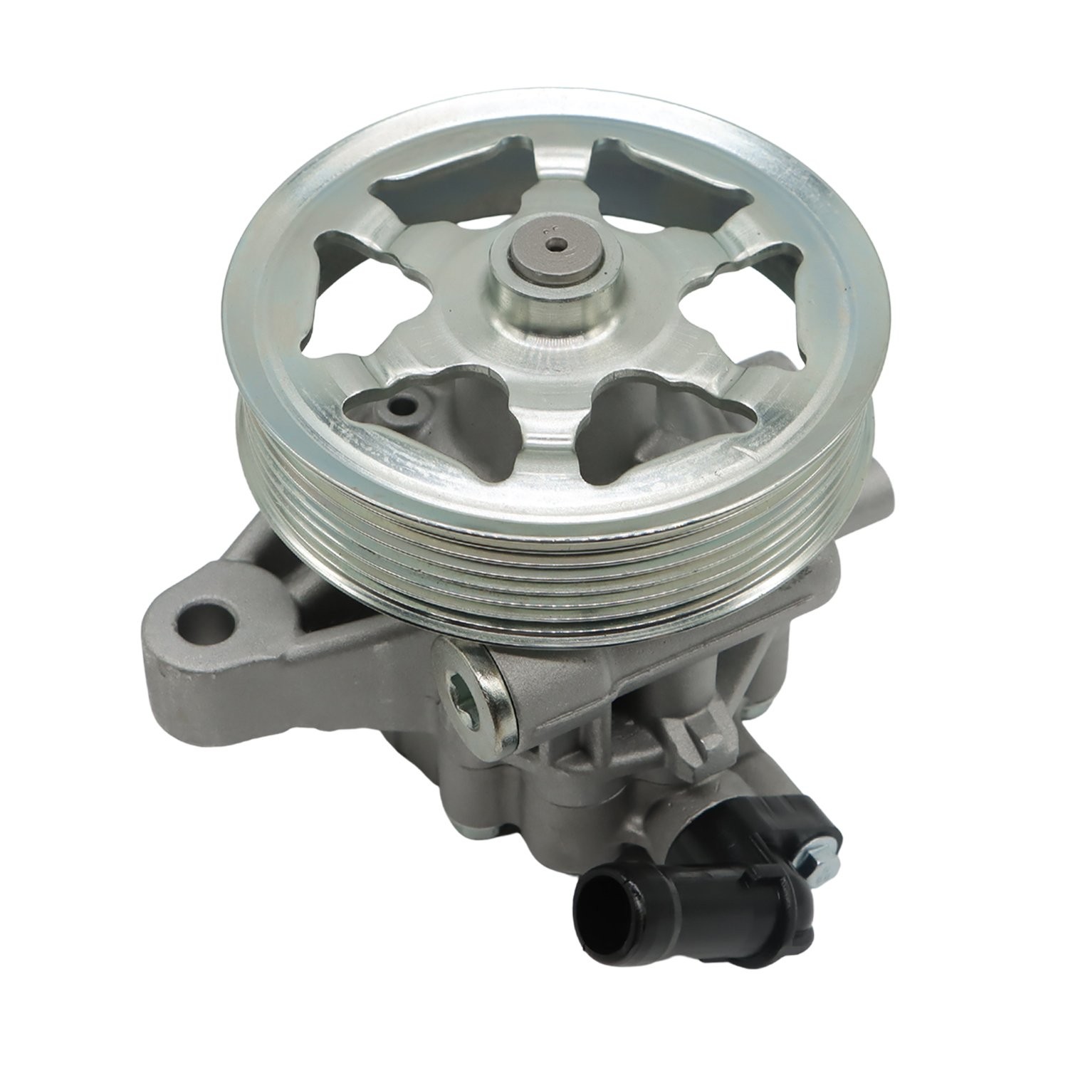 Power Steering Pump W/ Pulley For 2008-2012 Honda Accord EX LX L4 2.4L 21-5495