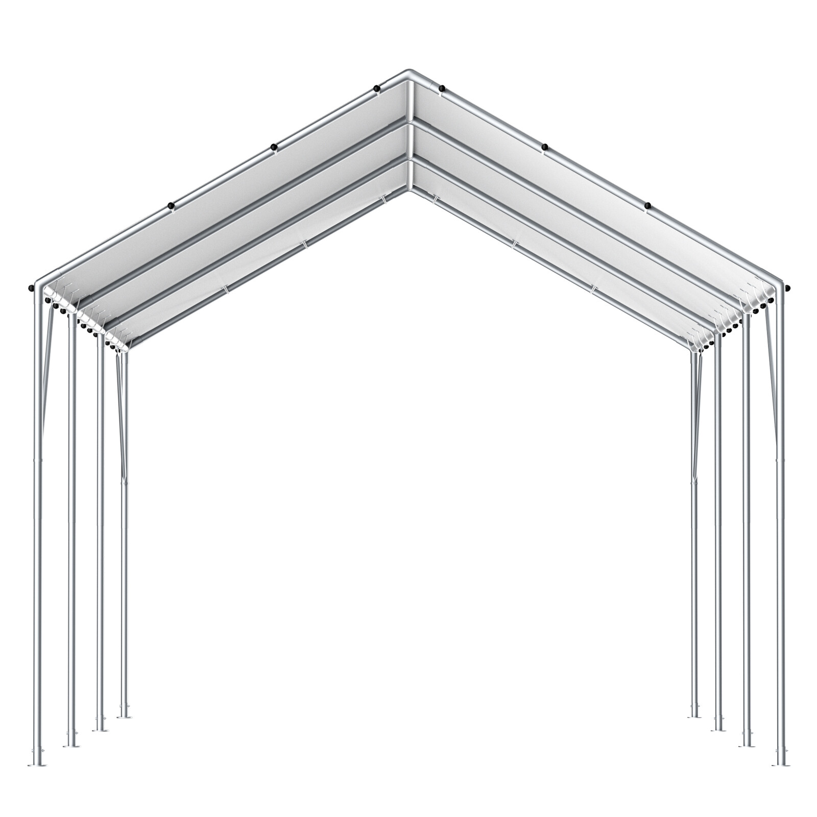 VEVOR 10 x 20 ft Carport Replacement Canopy Car Shelter Tent Cover White