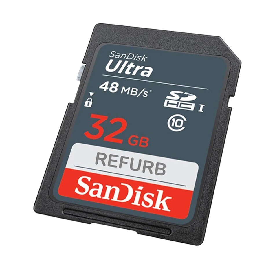 LOT 10x SanDisk SD Ultra 32GB - Class 10 SDHC-I 48MB/s Flash Memory Card