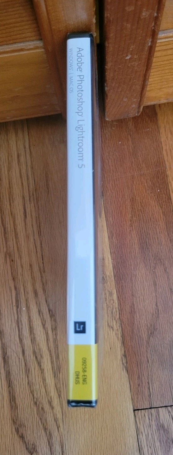 BRAND NEW - Adobe Photoshop Lightroom 5 Full Version DVD Windows & Mac Genuine