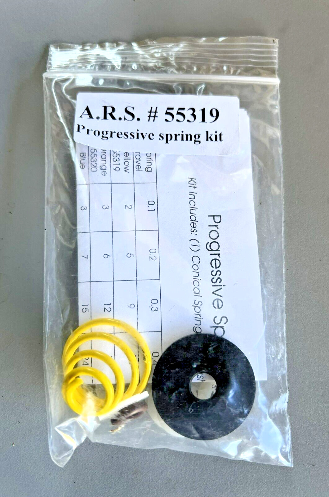 Advanced Racing Suspensions ARS 55319 Progressive Bump Spring Kit Quarter Midget