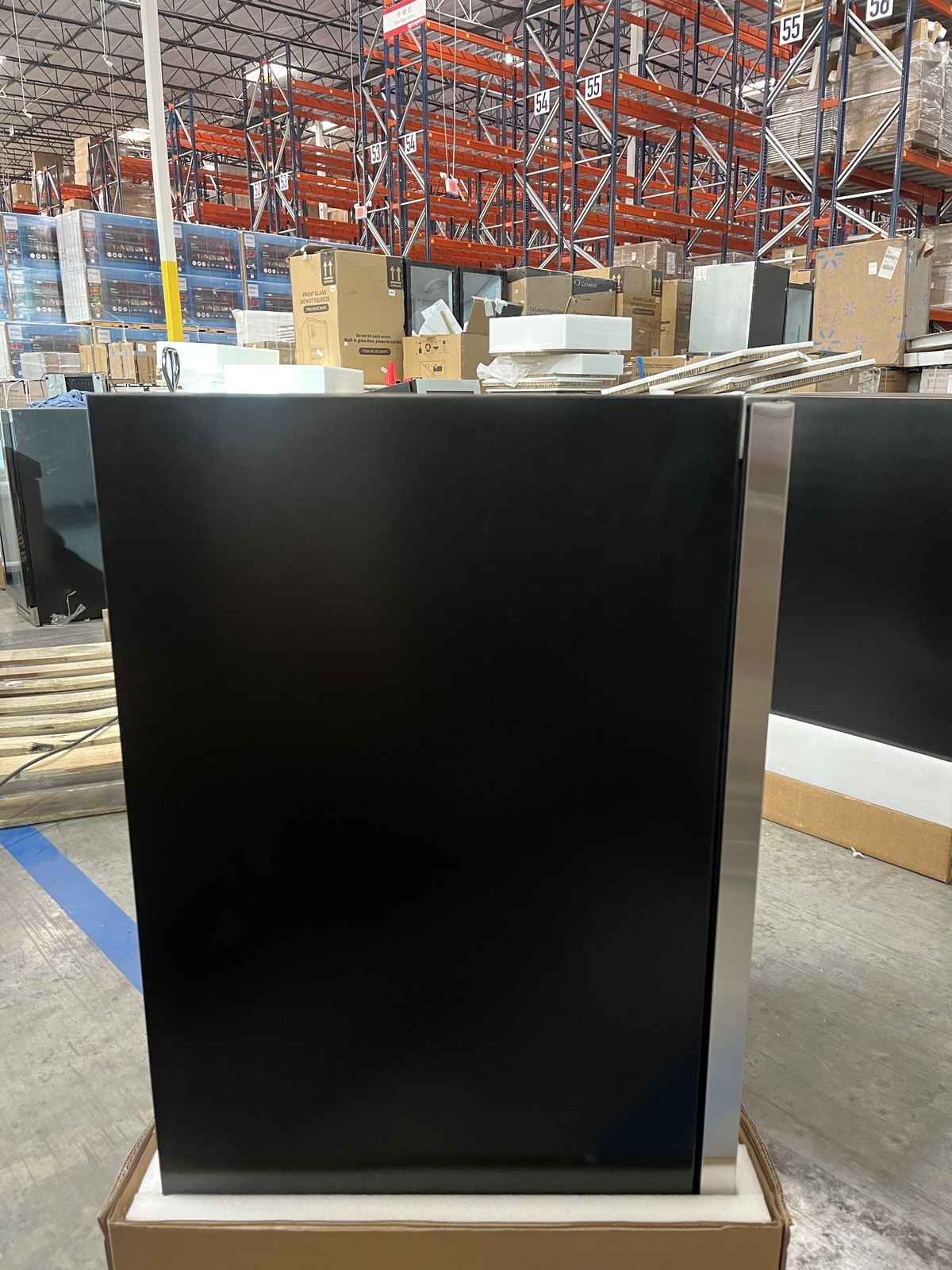 Yeego 24" Wine Cooler Beverage Refrigerator Under Counter Fridge With Glass Door