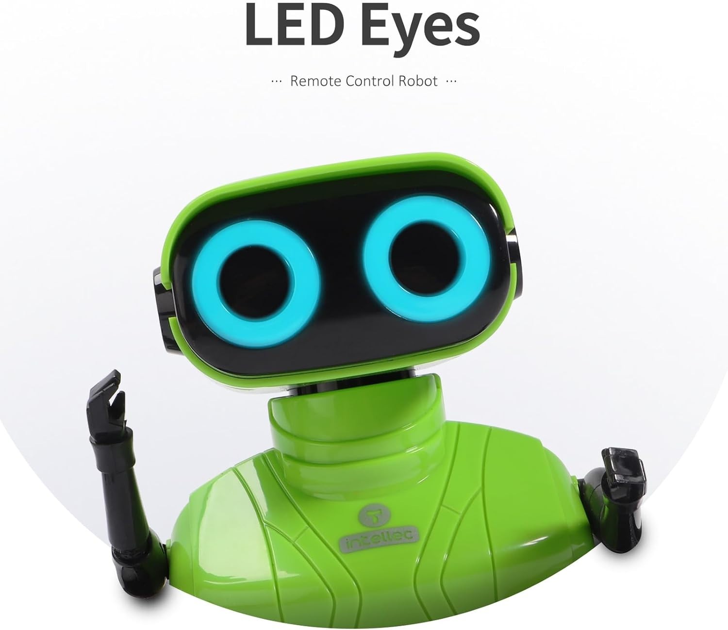 GILOBABY Robot Toy Remote Control RC Robots for Kids 3+ with LED Eyes GREEN, NEW