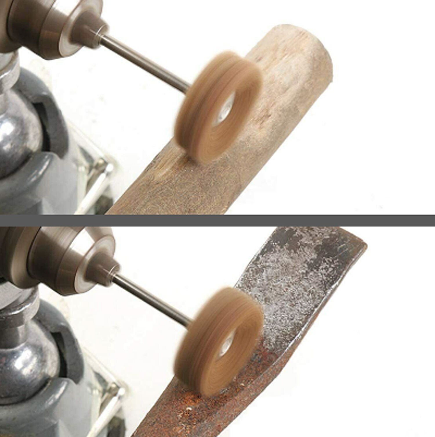 100pc Metal Polishing Buffing Abrasive Wheel Burr Kit Rotary Tool Set For Dremel