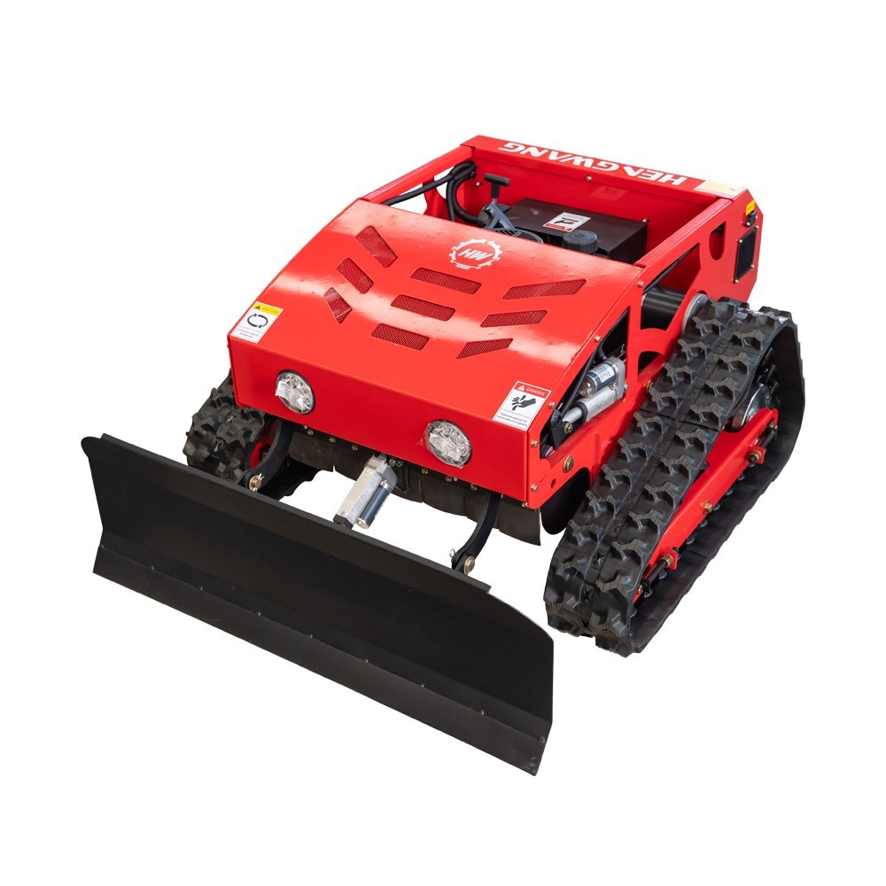 Remote control lawn mower sale！ Robot lawn mower, crawler snow shovel 9HP HW224