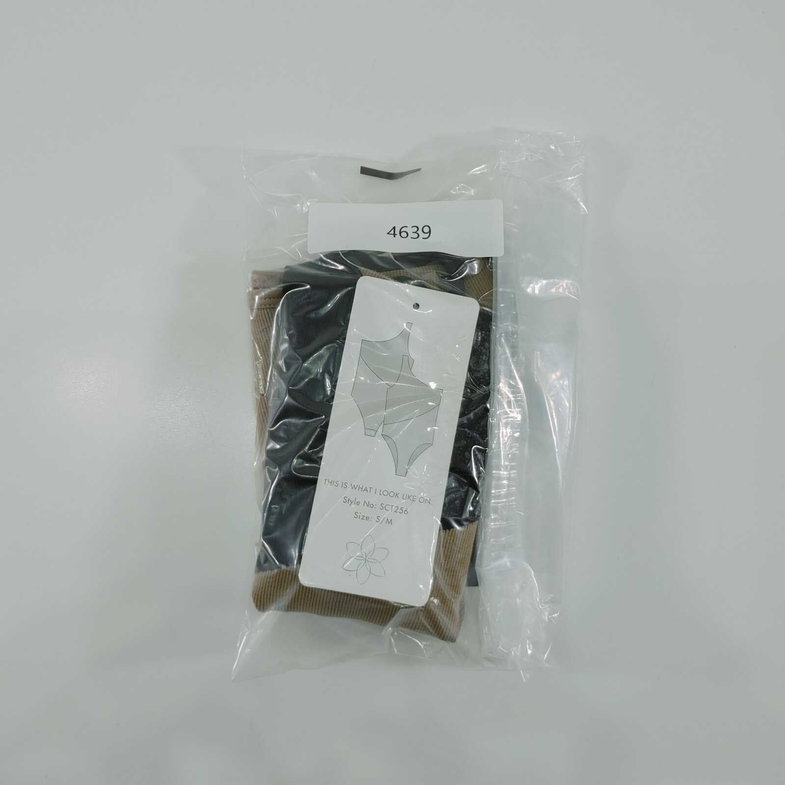 Aura One Shoulder Bodysuit Color Block Sleeveless Snaps Size S/M