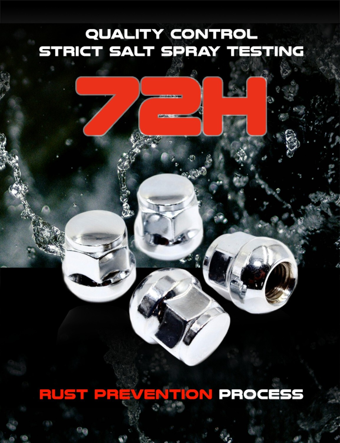 20 12x1.5 24.5mm 19mm Hex Factory Style Chrome Radius Lug Nuts for Honda Acura