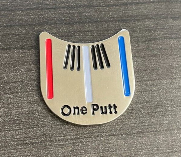 One Putt Golf Putting Alignment Aiming Tool Ball Marker