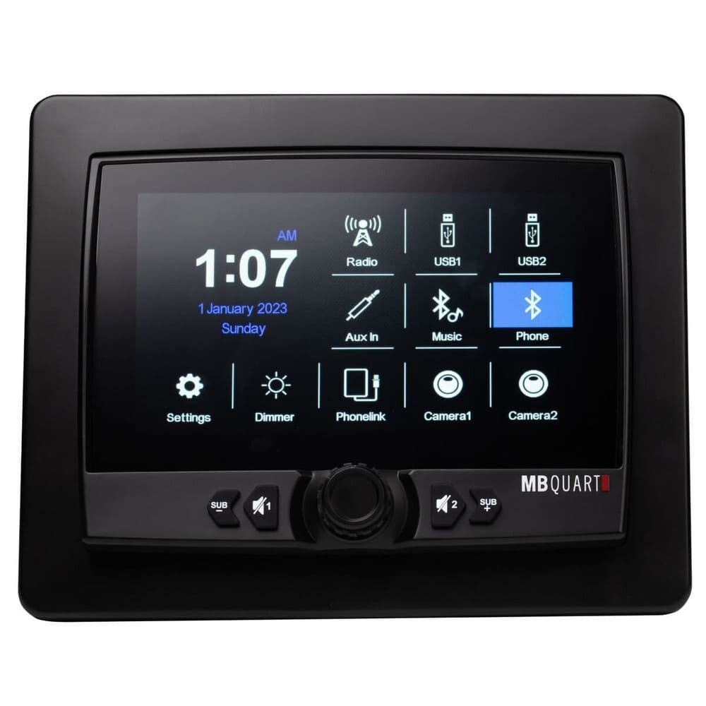 MB Quart Waterproof Touchscreen Car Play Source Unit