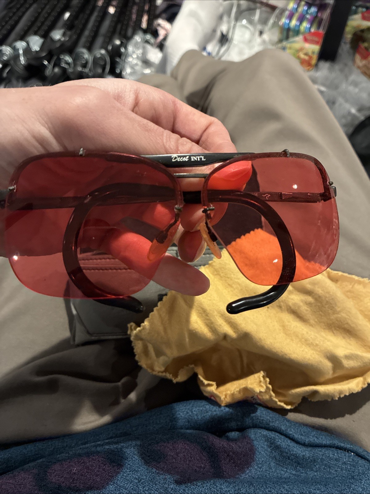 Vintage Decot Hy-Wyd Sport Shooting Safety Glasses with original &Frame and Case