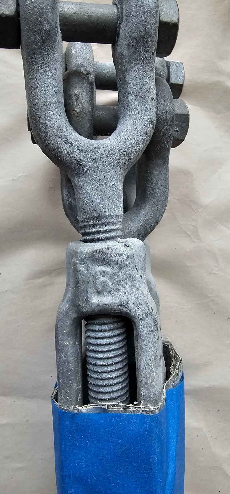 Eye & Jaw 1/2" 12" Galvanized steel Turnbuckle Stamped KOREA