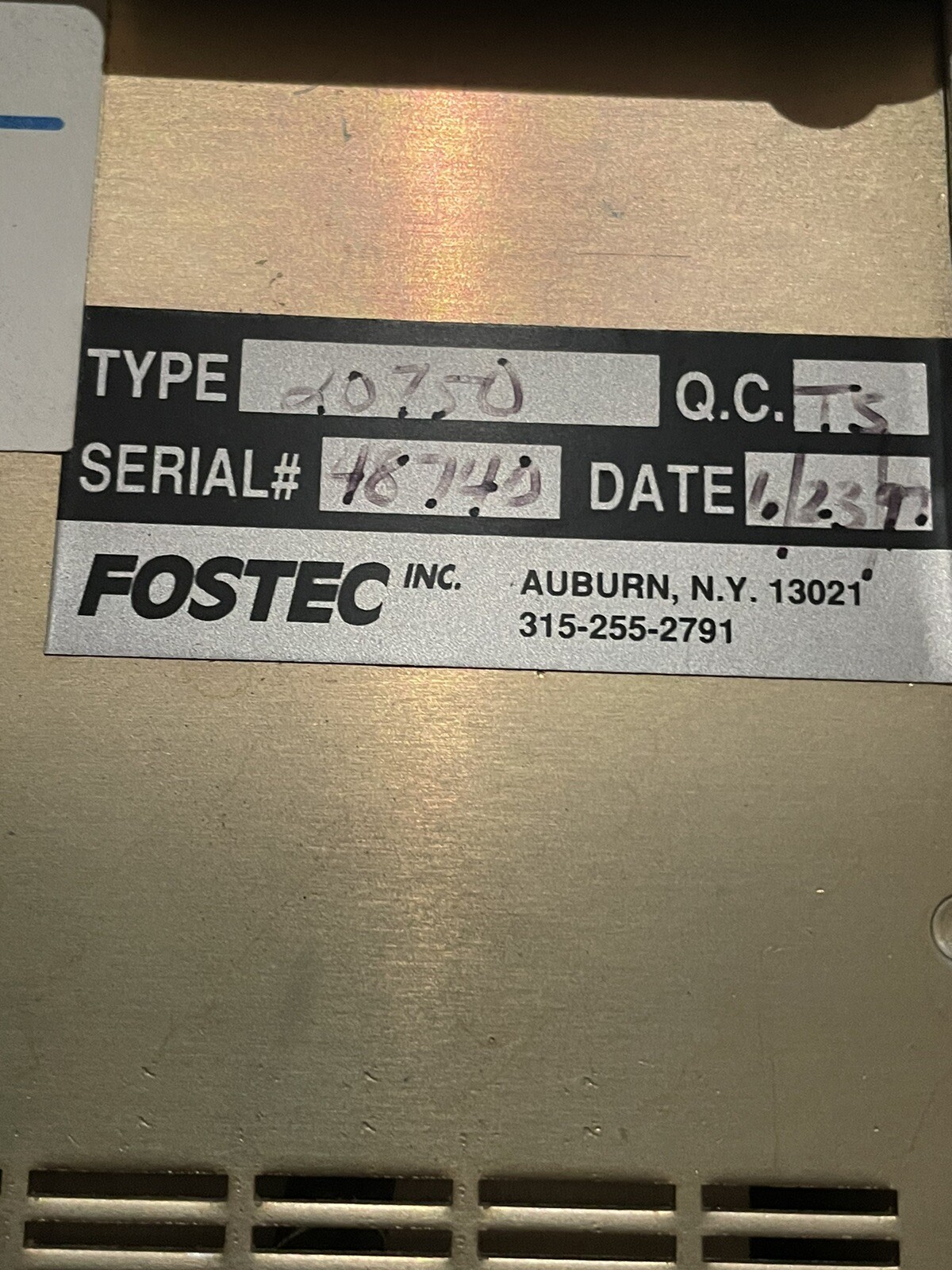 Schott Fostec DCR II EKE Microscope Fiberoptic Light Source - No Lightbulb