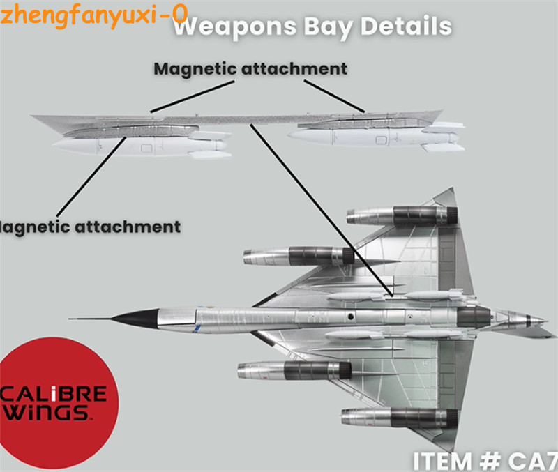 Calibre B-58 1:72 Supersonic Strategic Bomber Bendix Trophy Winner Dayton Museum