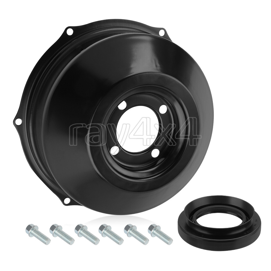 Rear Brake Drum Hub Plate Cover Seals Kit for Honda Rancher 420 TRX420FE/FM 4x4