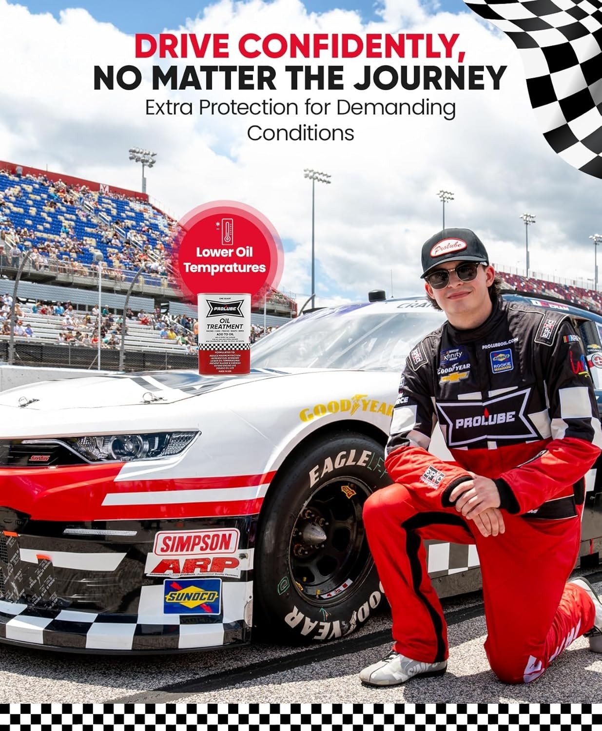 Prolube Engin Oil Treatment 1QT - Engine Oil Additive for Gas & Diesel Engines