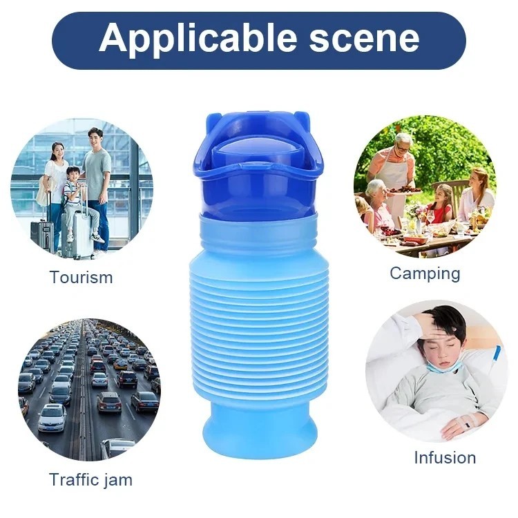 Male Female Portable Urinal Travel Camping Car Toilet Pee Bottle Emergency Kit