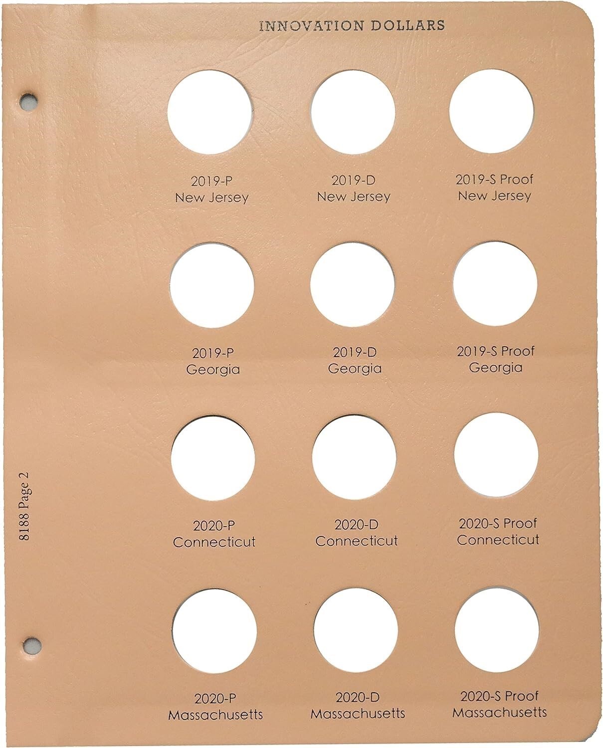 New Dansco Album For Innovation Dollar Coins w Proofs 2018-2024 8188 Archival