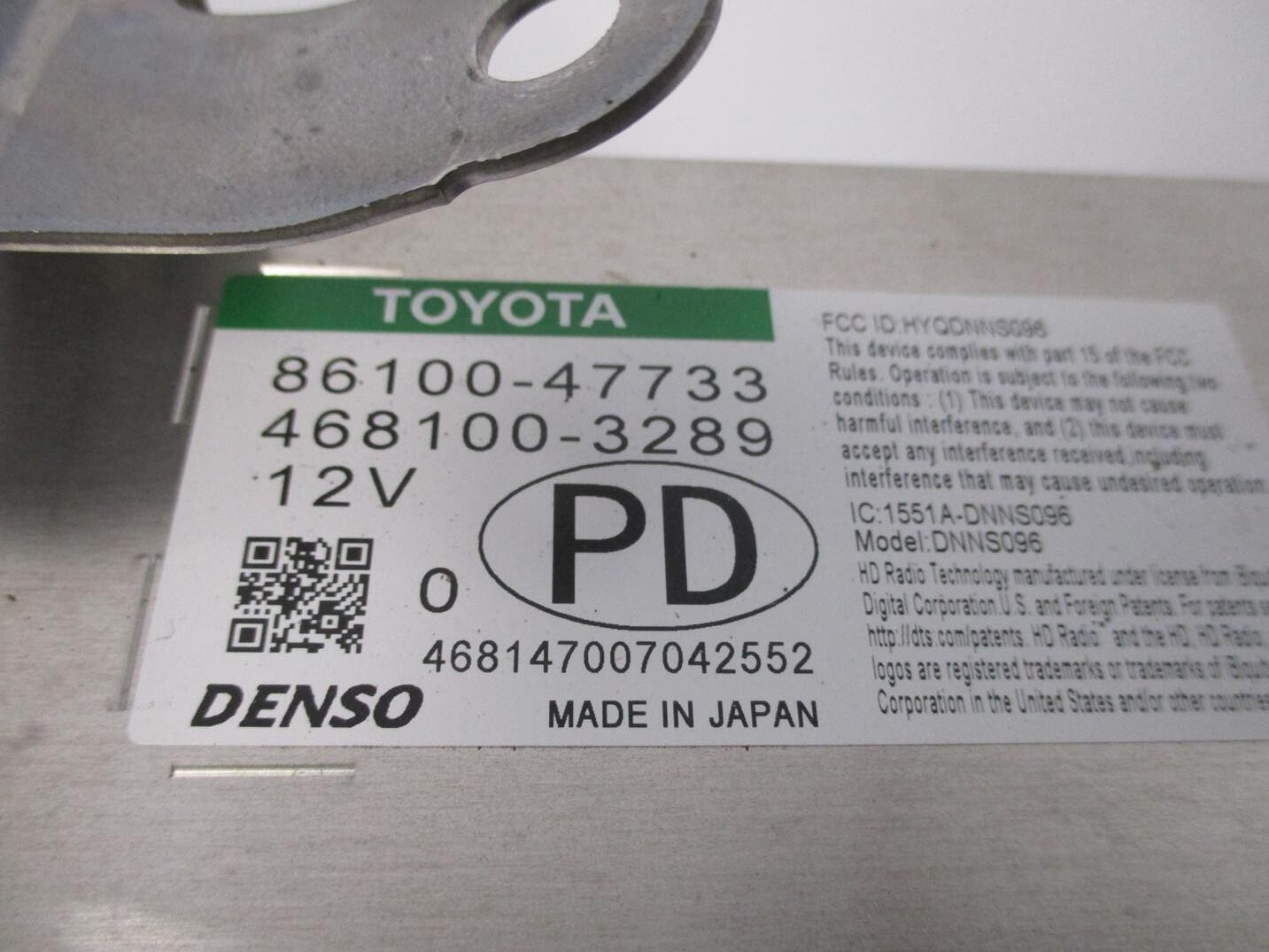 2020 2021 2022 Toyota Prius Prime Radio Display Receiver Navigation E7058 OEM