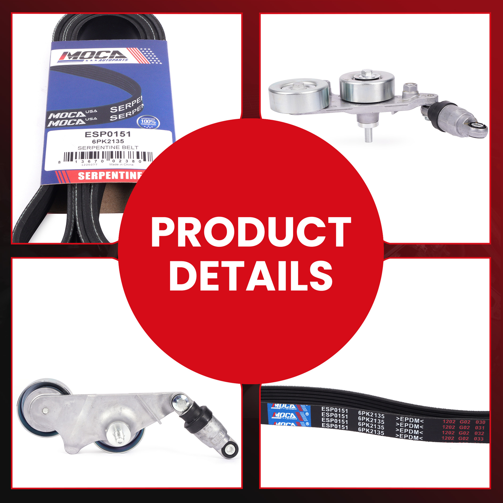 Serpentine Belt Tensioner Assembly for Honda 06-11 Pilot 05-10 Odyssey Accord V6