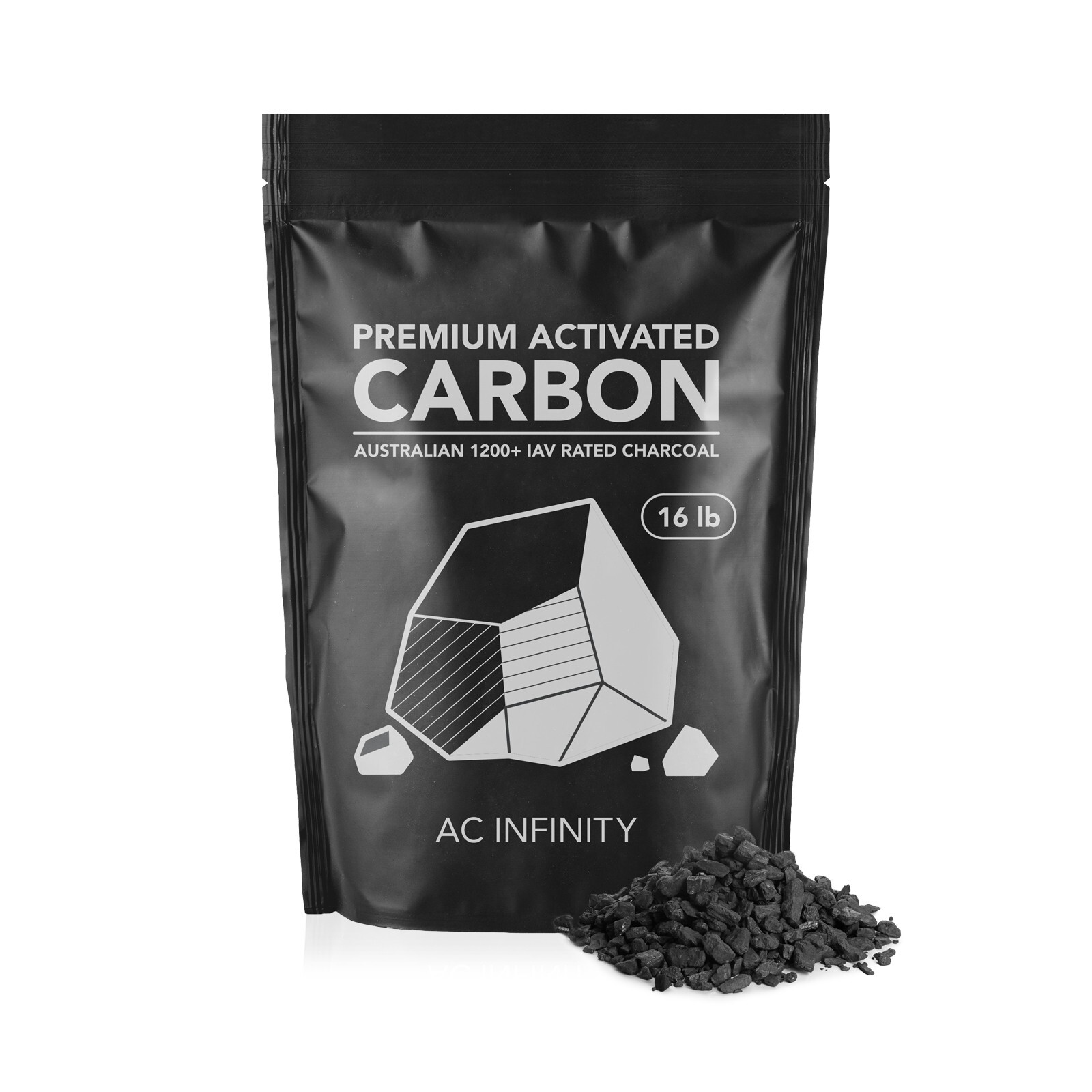 Activated Carbon Refill, 1200+ IAV Australian Charcoal Replacement, 16 lb.
