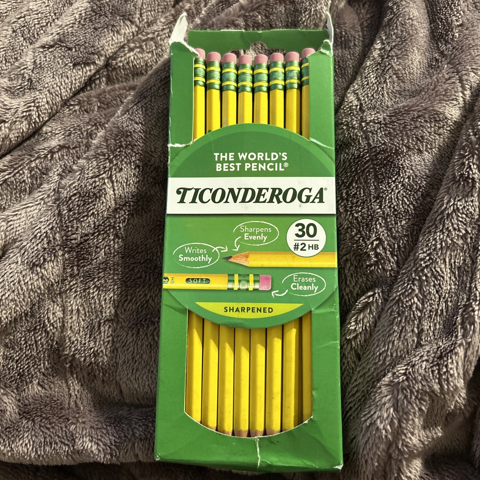 Ticonderoga PENCIL,TIC #2 PRESHARP,YL X13830 Pack Of 30 Pencils