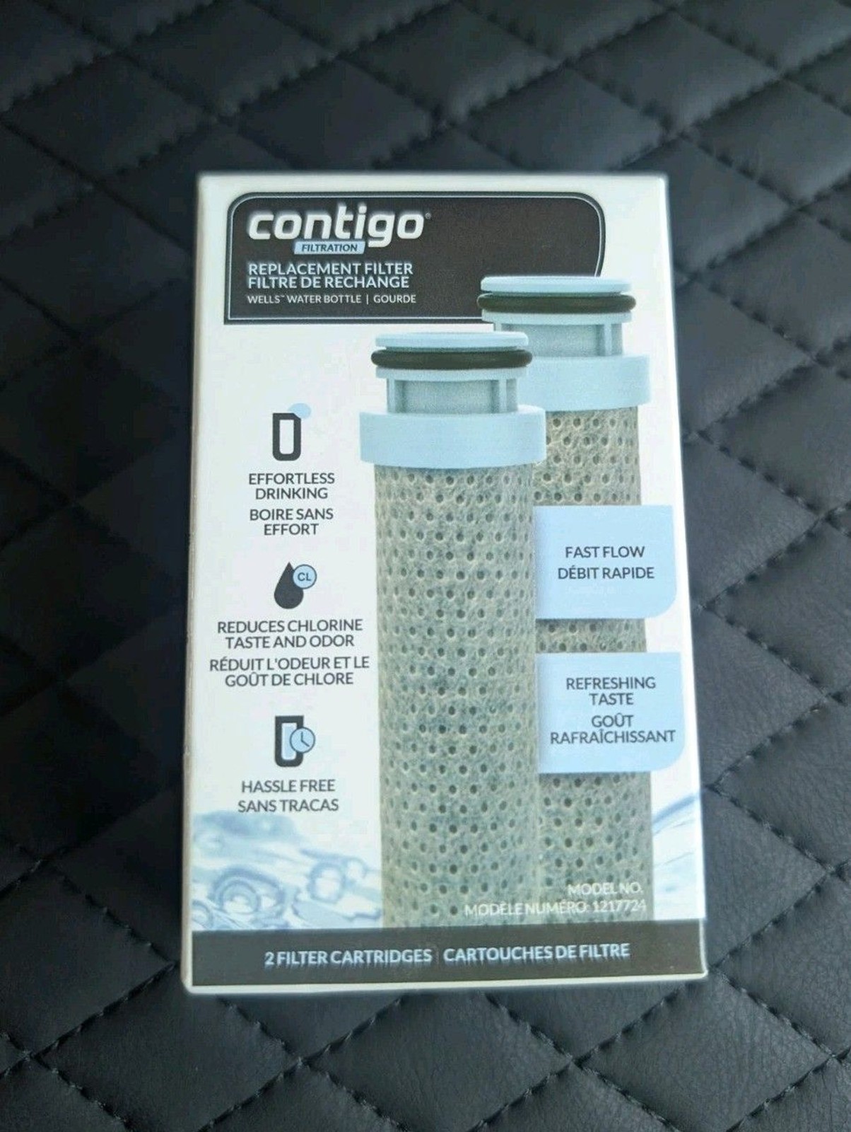 Contigo Filtration Wells Water Bottle Replacement Filter Set Of Two Cartridges