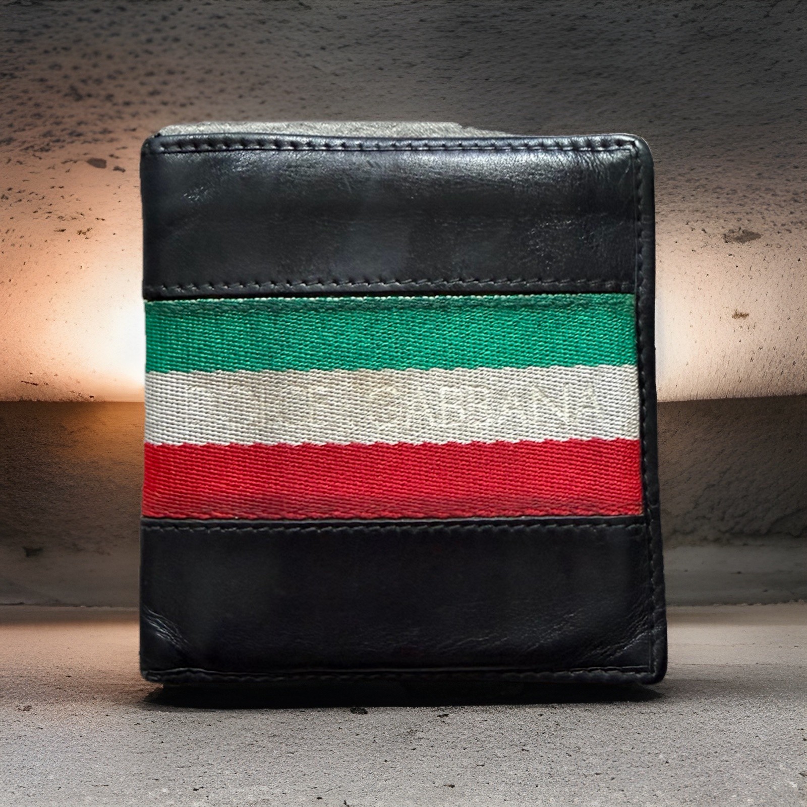 Used  Authentic Leather  Dolce & Gabbana Bi Fold wallet with COA