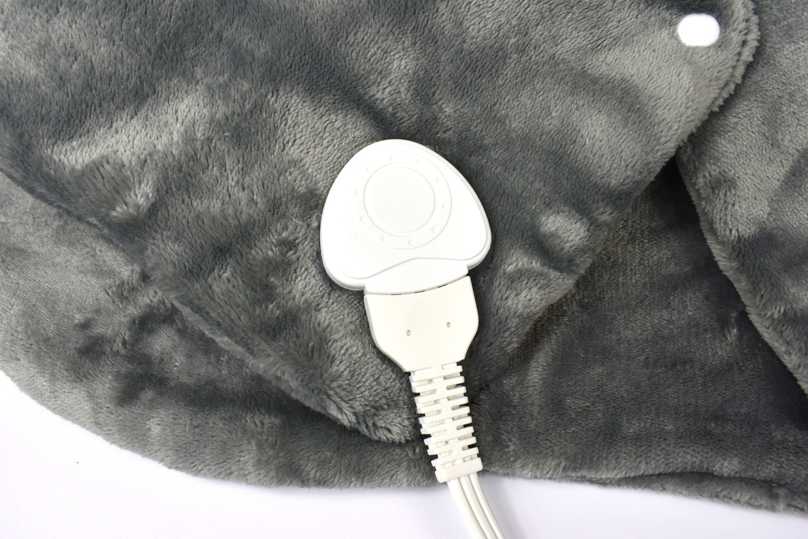 QUIBI Neck Shoulder Electric Heating Warmer Pad 25 x 18 in. 3 Heat Setting, Grey