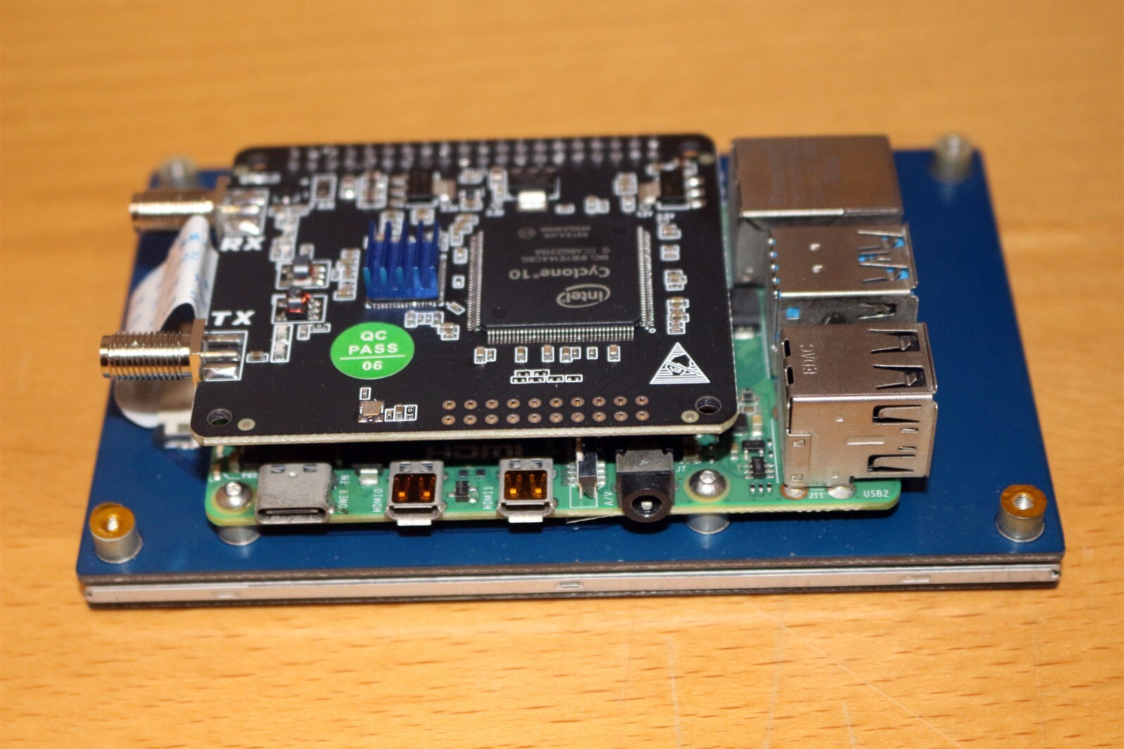 Radioberry V2.0 Software Defined Radio AD9866 10CL016 Module For Raspberry PI 4B